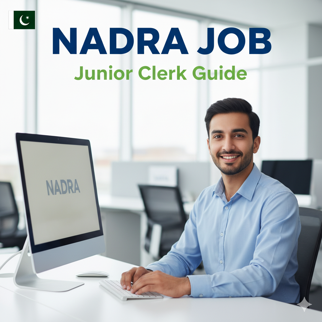 NADRA junior clerk job